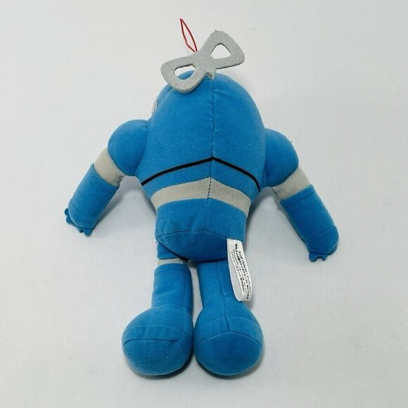 Sega Toys Anpanman Nanda Runda Plush Strap Cord Blue Robot Big Anime Japan Hang - Picture 6 of 12